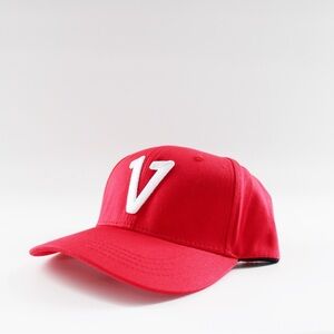 CVadaline v logo red dad hat (unisex)